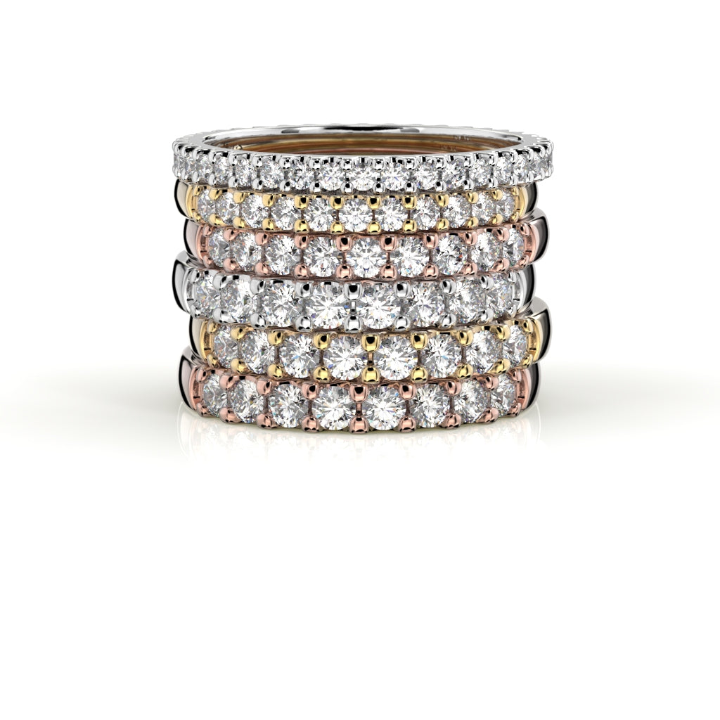 Timanttirivisormus Juliette 0,32 ct Festive sormus