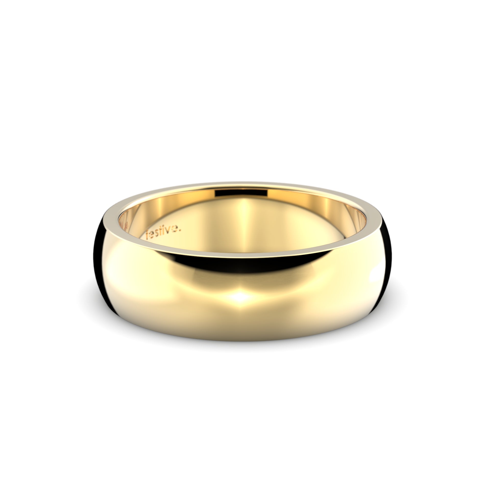 Torino Heavy 6,0 mm Festive sormus