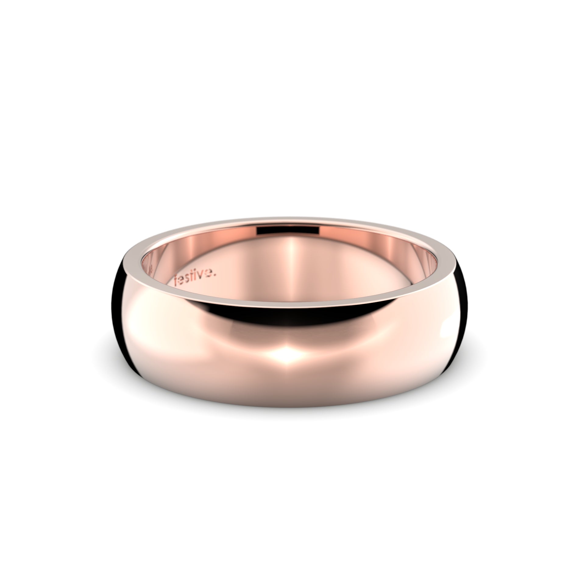 Torino Heavy 6,0 mm Festive sormus
