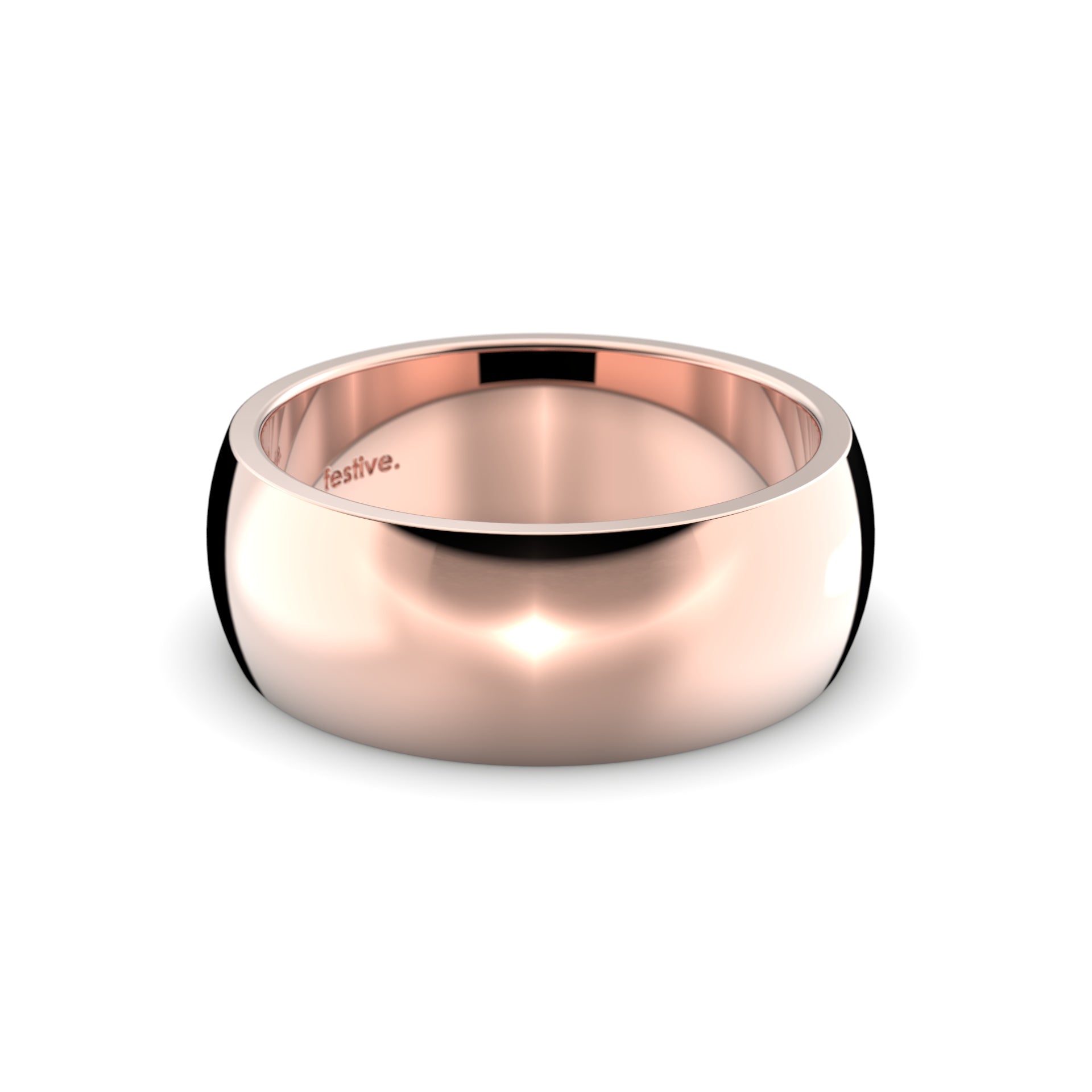 Torino Heavy 8,0 mm Festive sormus