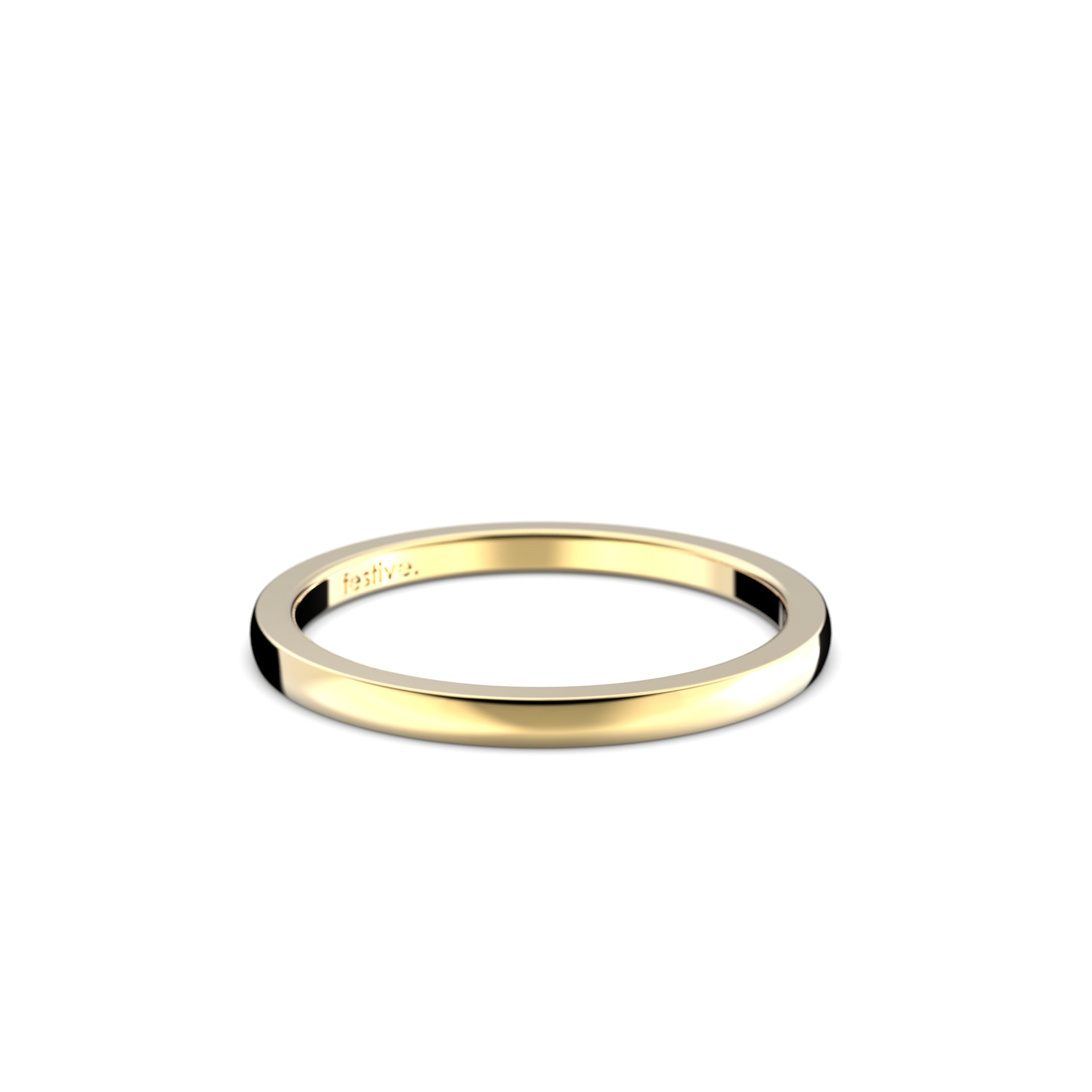 Firenze Medium 1,7 mm Festive sormus