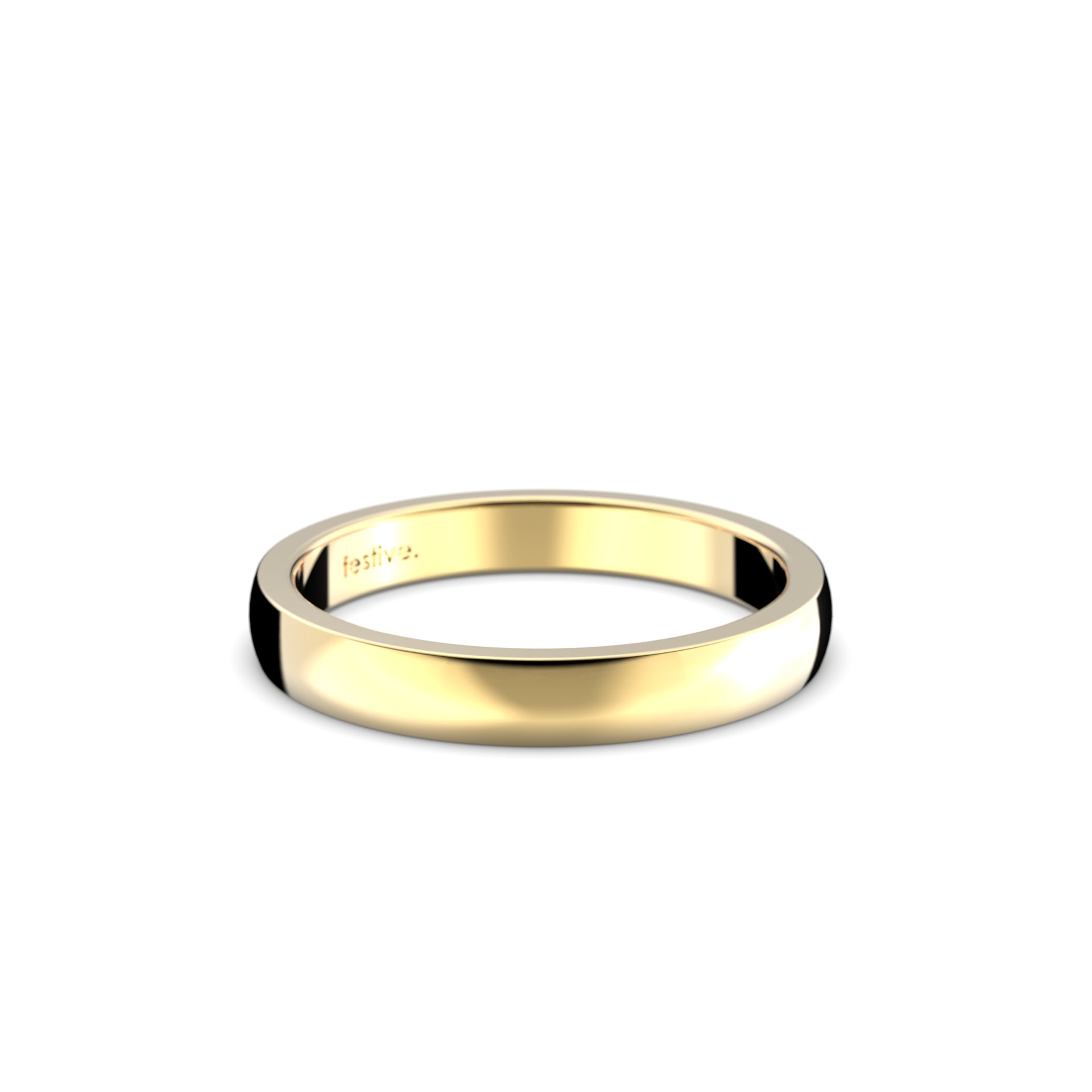 Firenze Medium 3,0 mm Festive sormus