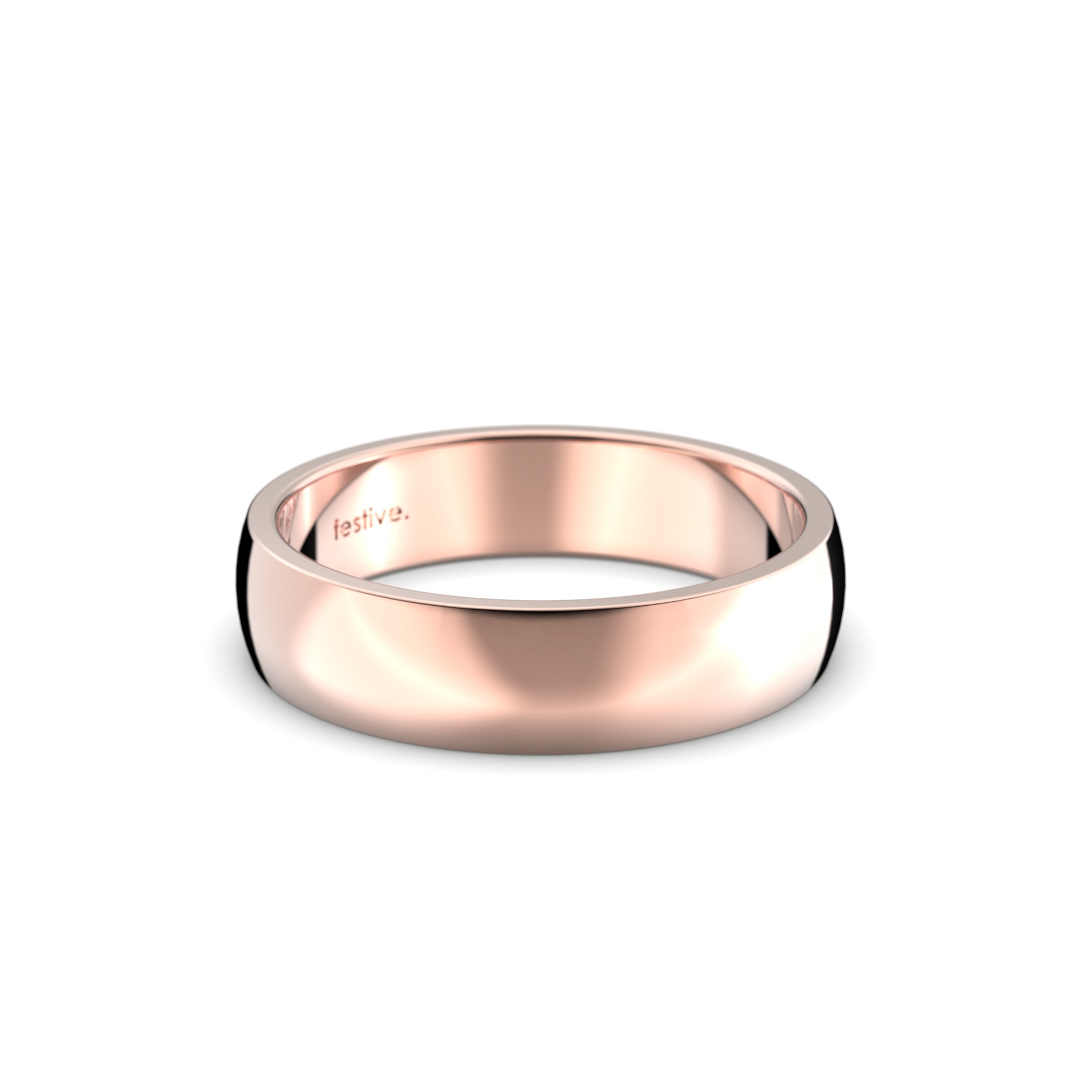 Firenze Medium 5,0 mm Festive sormus