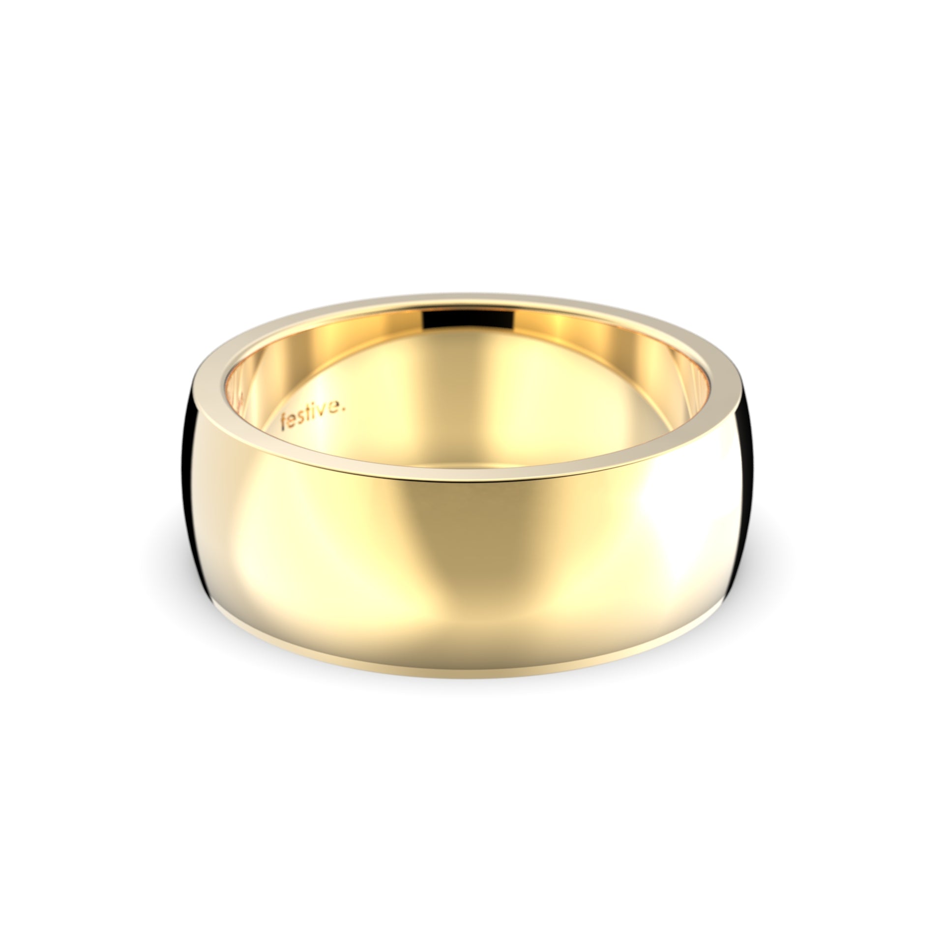Firenze Heavy 8,0 mm Festive sormus