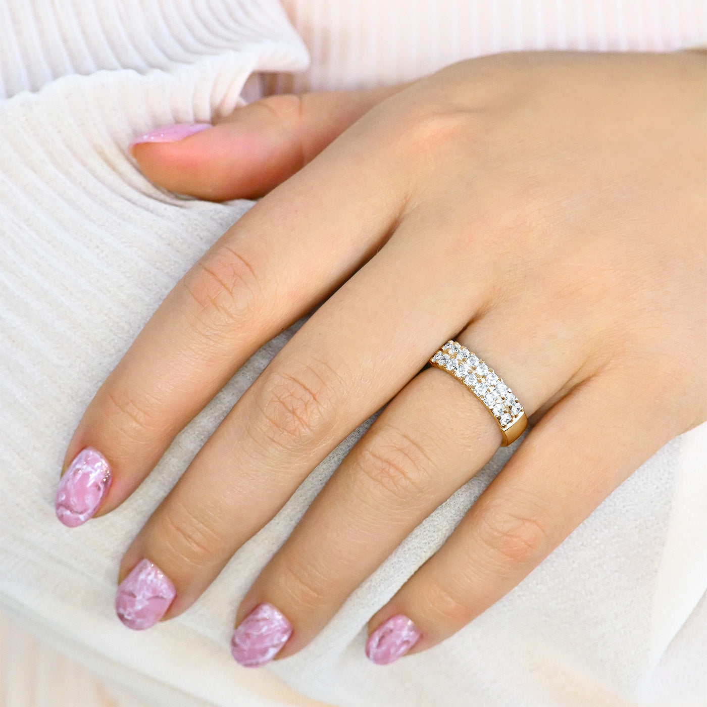 Timanttisormus Sophia Double 0,54 ct Festive sormus