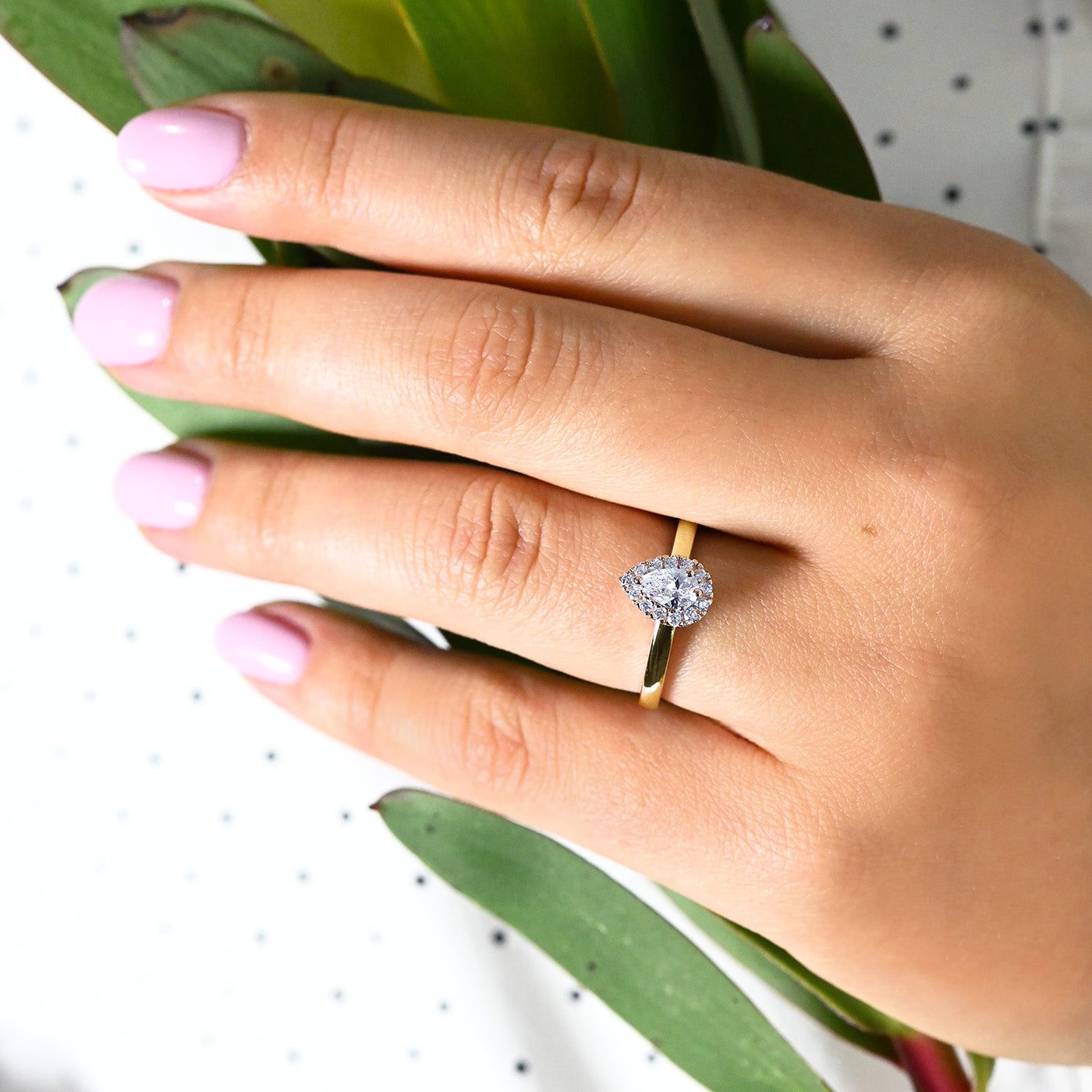 Timanttisormus Penelope 0,43 ct Festive sormus