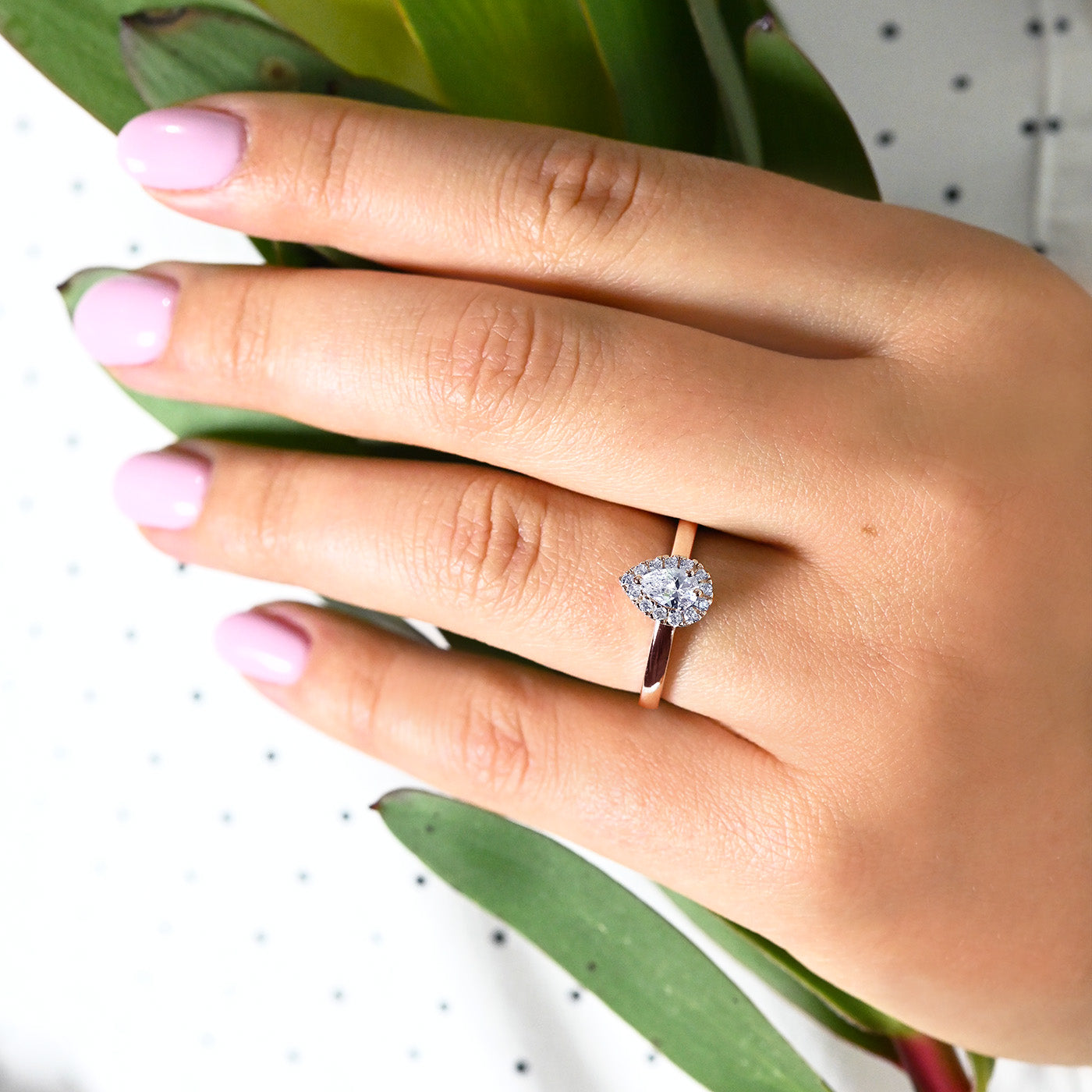 Timanttisormus Penelope 0,43 ct Festive sormus