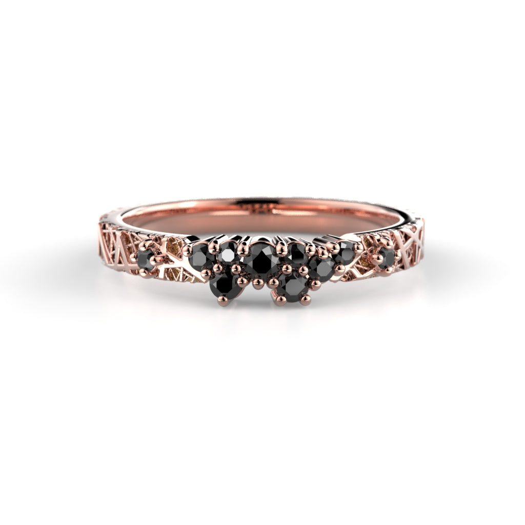 Diamantring Routa Love Page Black