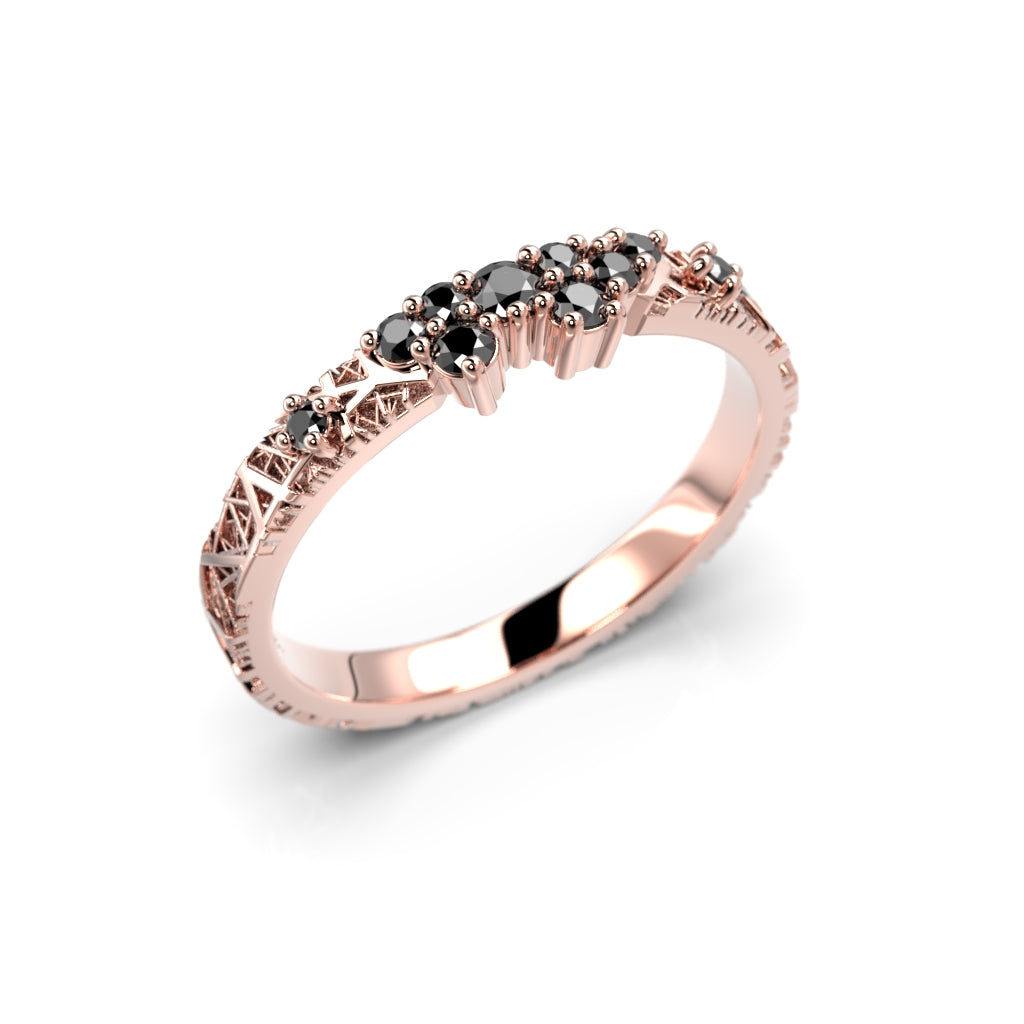 Diamantring Routa Love Page Black