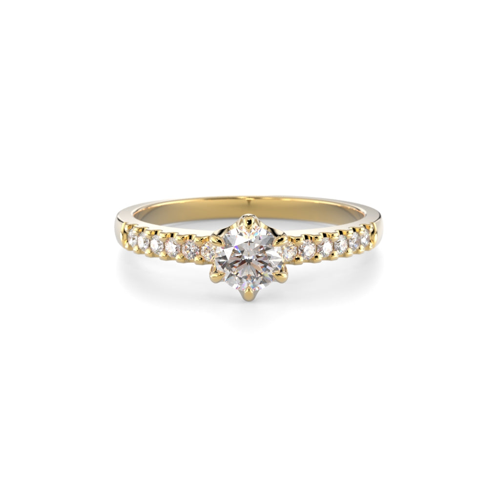 NYHET Diamantring Julianna Krona 0.42 ct