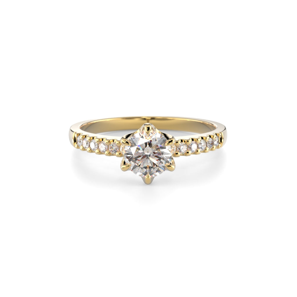 NYHET Diamantring Julianna Krona 0.62 ct