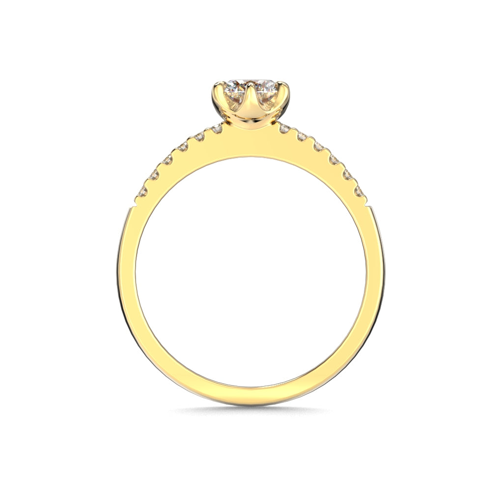 NEW Diamond Ring Julianna Crown 0.62 ct
