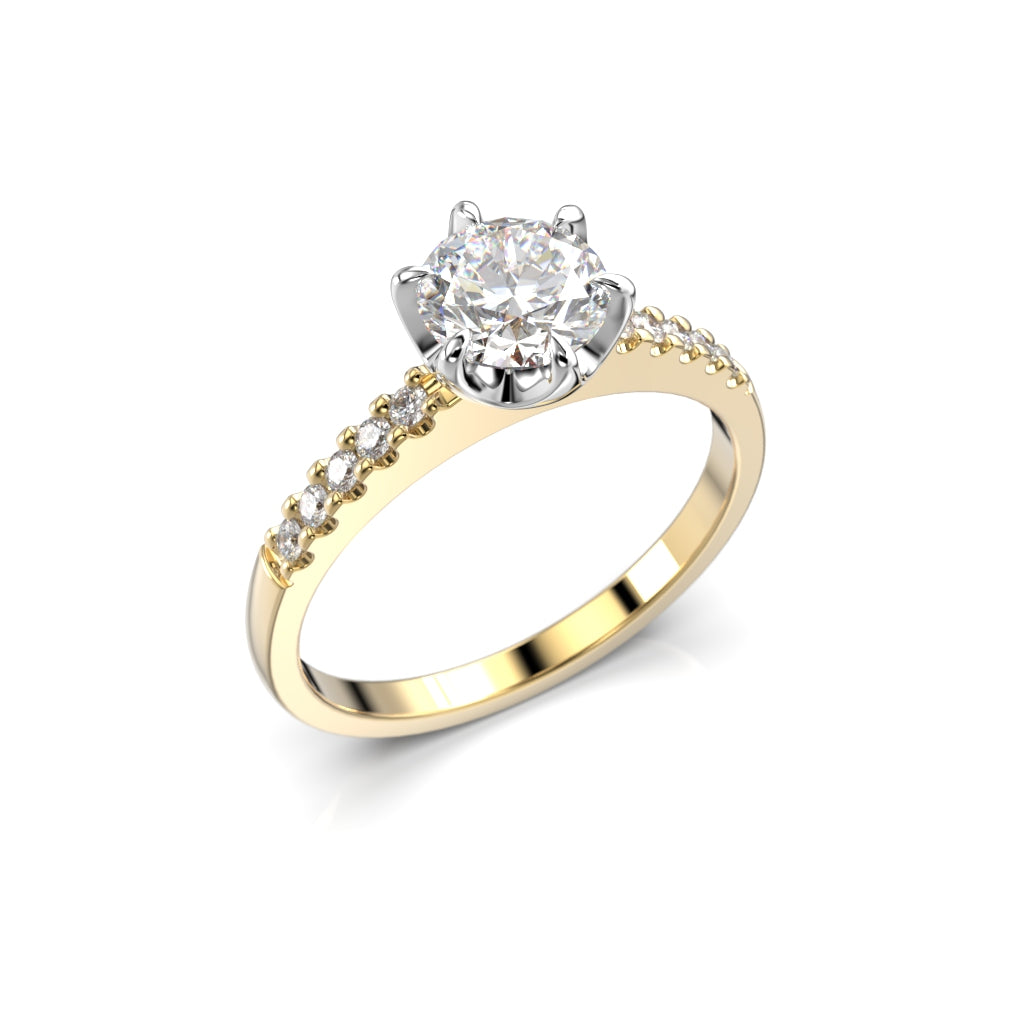 NYHET Diamantring Julianna Krona 0.80 ct