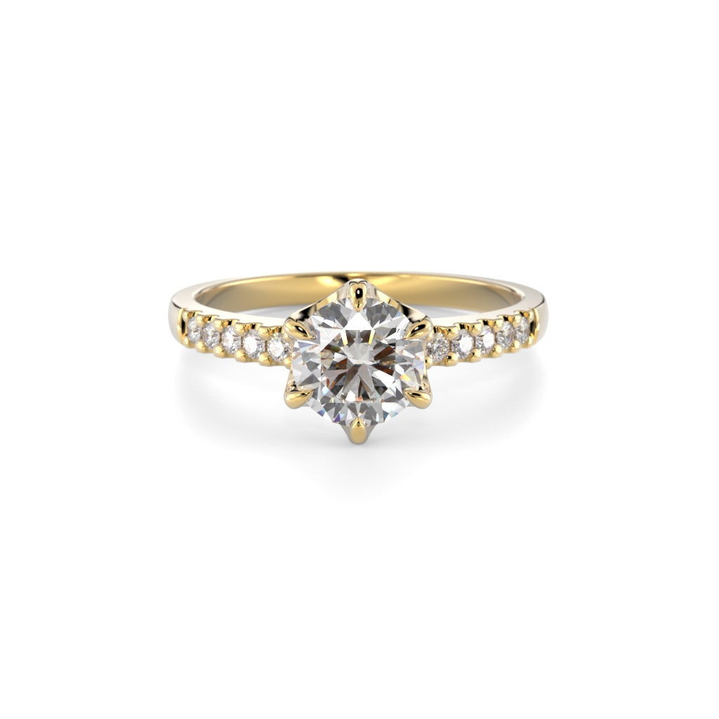 NYHET Diamantring Julianna Krona 0.80 ct