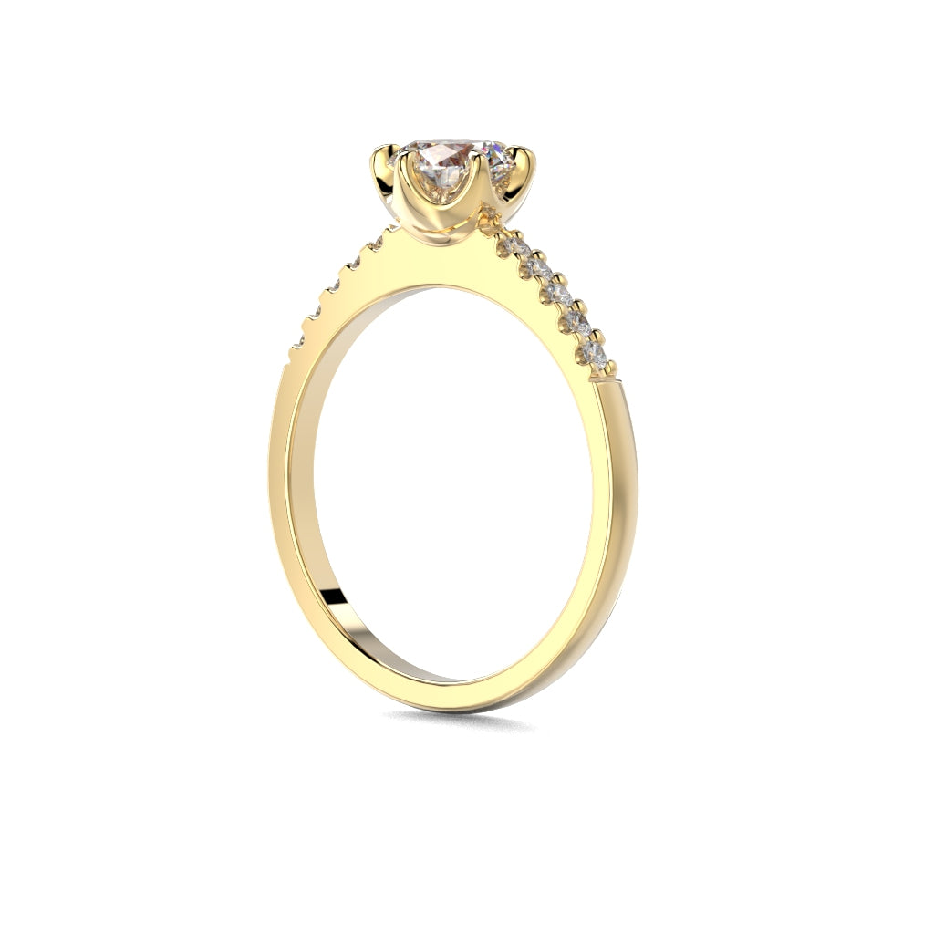 NYHET Diamantring Julianna Krona 0.80 ct