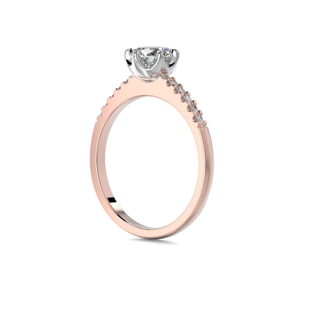 NEW Diamond Ring Julianna Crown 0.80 ct