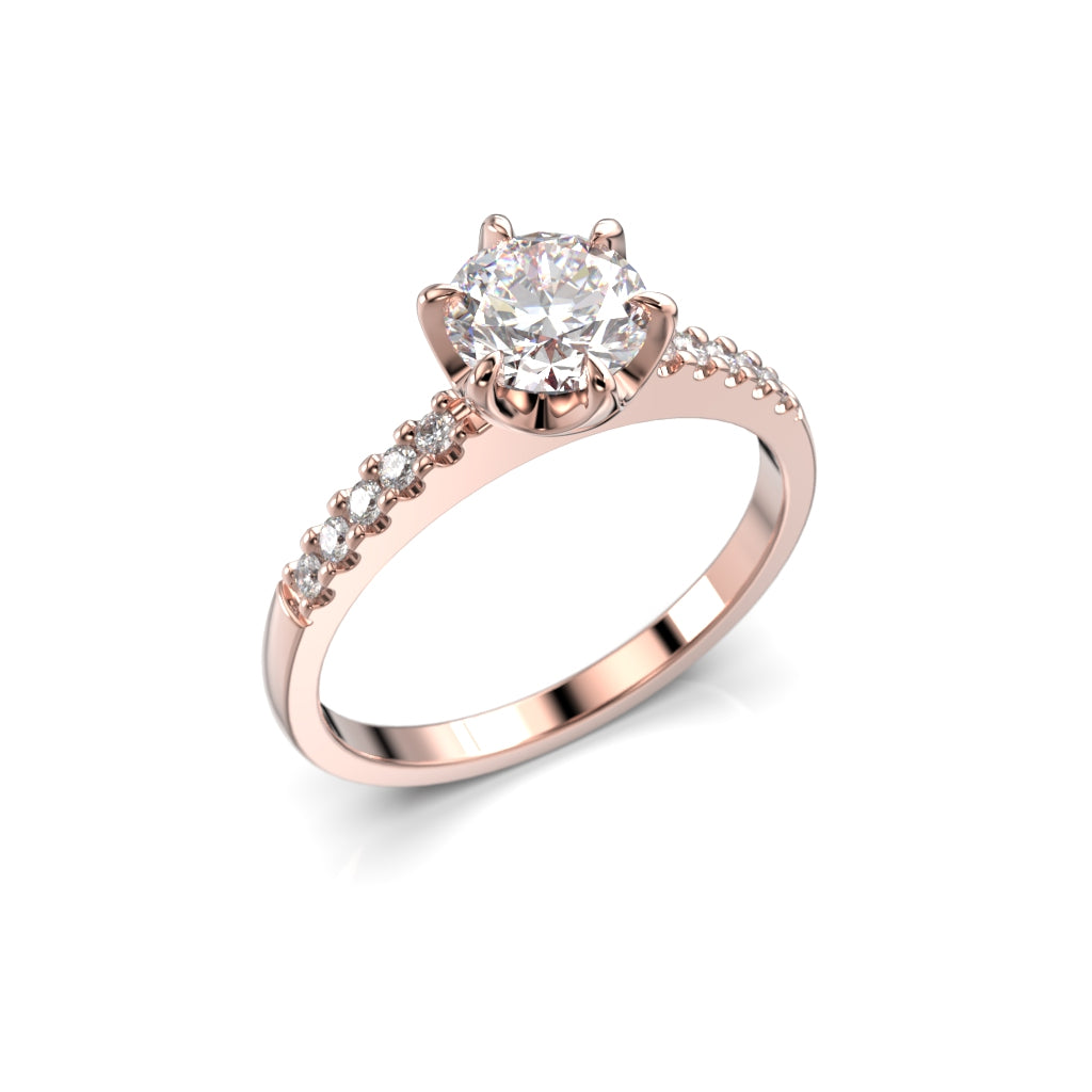 NYHET Diamantring Julianna Krona 0.80 ct