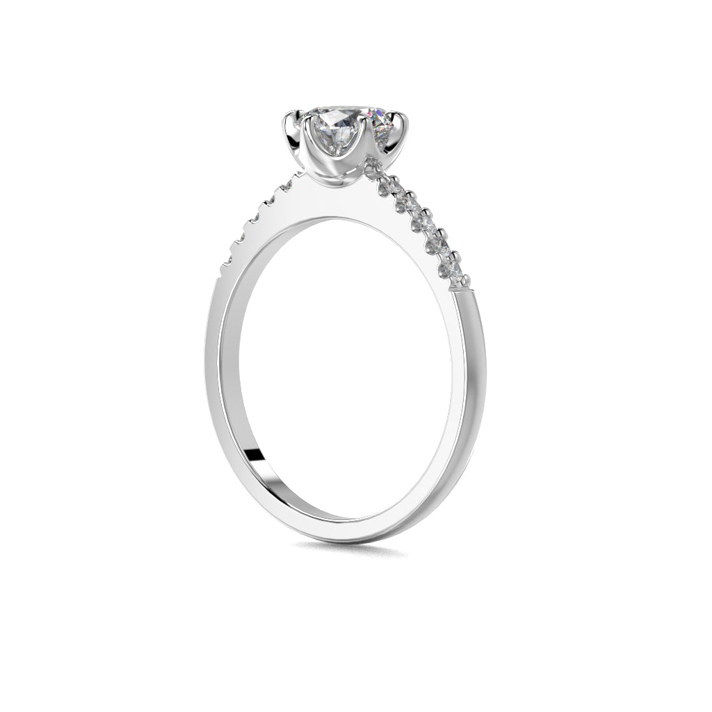 NEW Diamond Ring Julianna Crown 0.80 ct