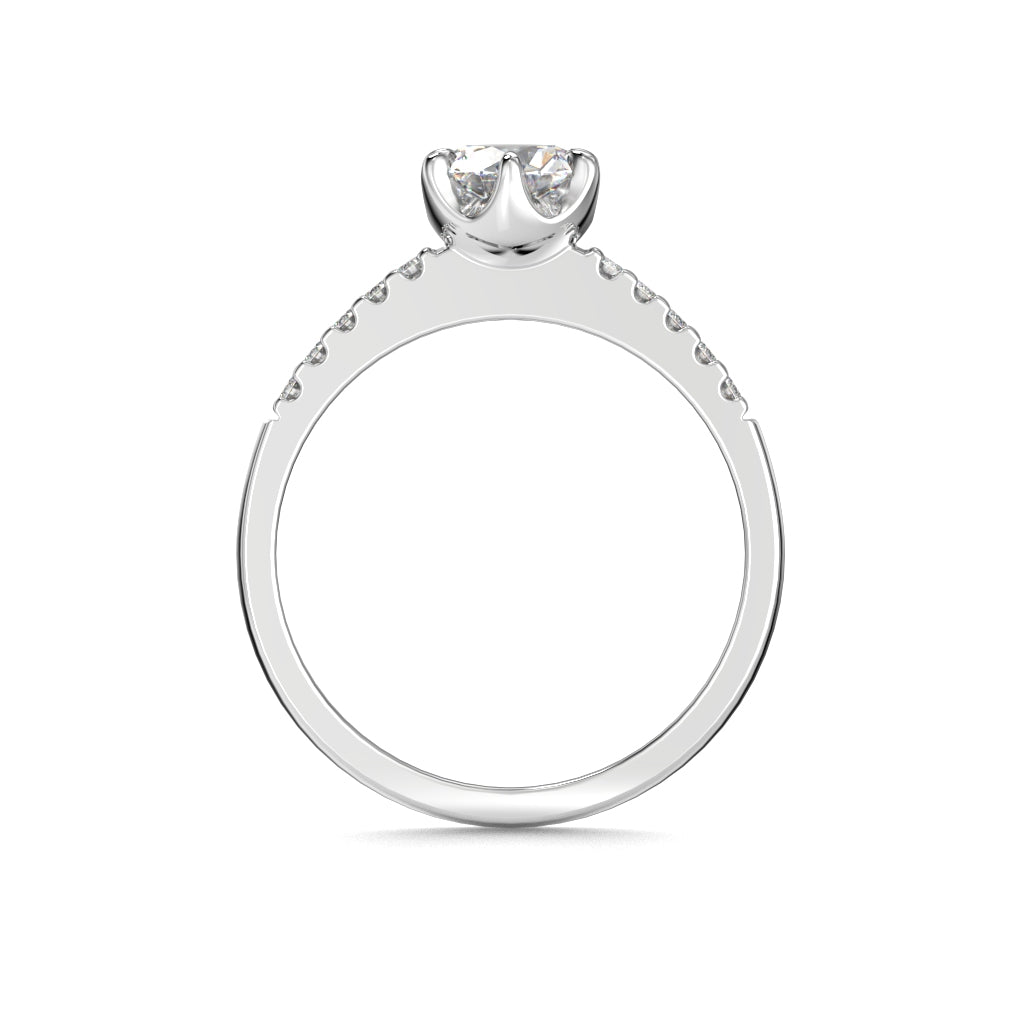 NEW Diamond Ring Julianna Crown 0.80 ct