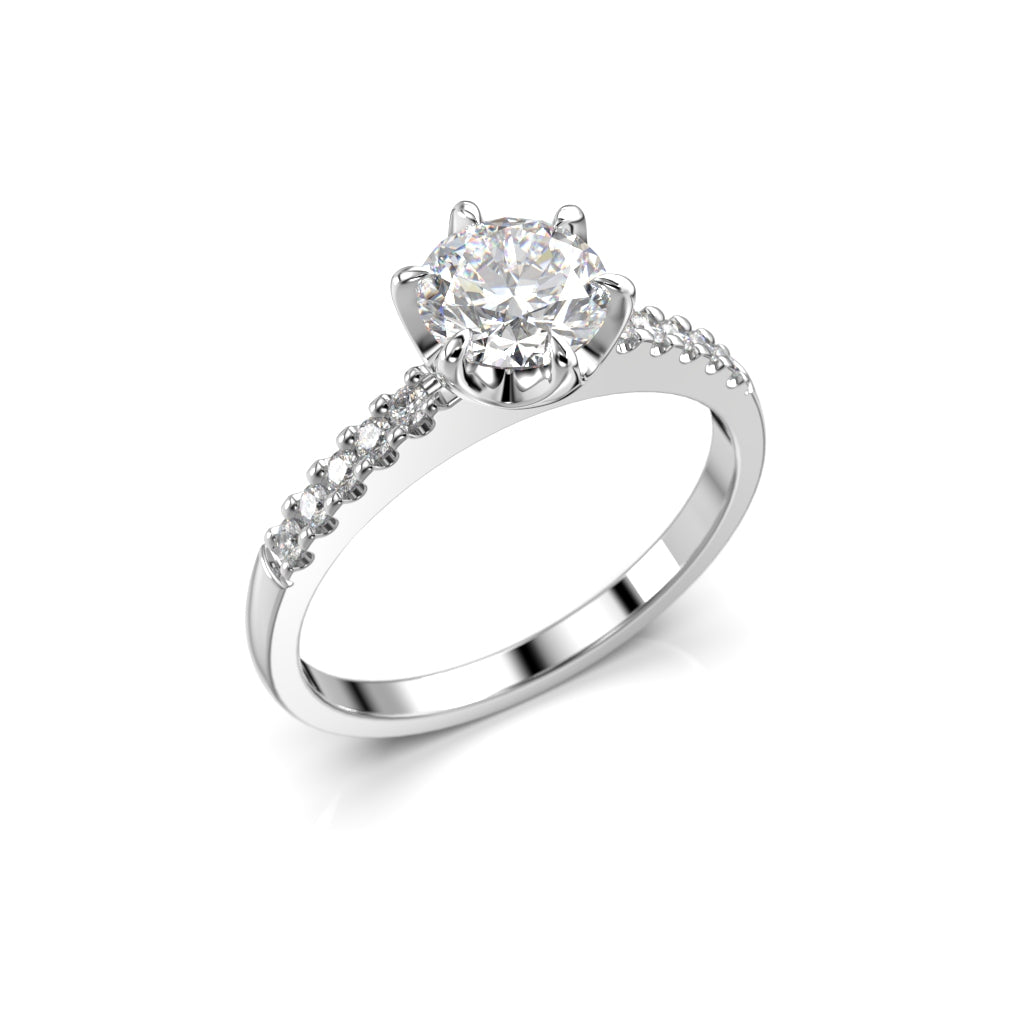 NYHET Diamantring Julianna Krona 0.80 ct