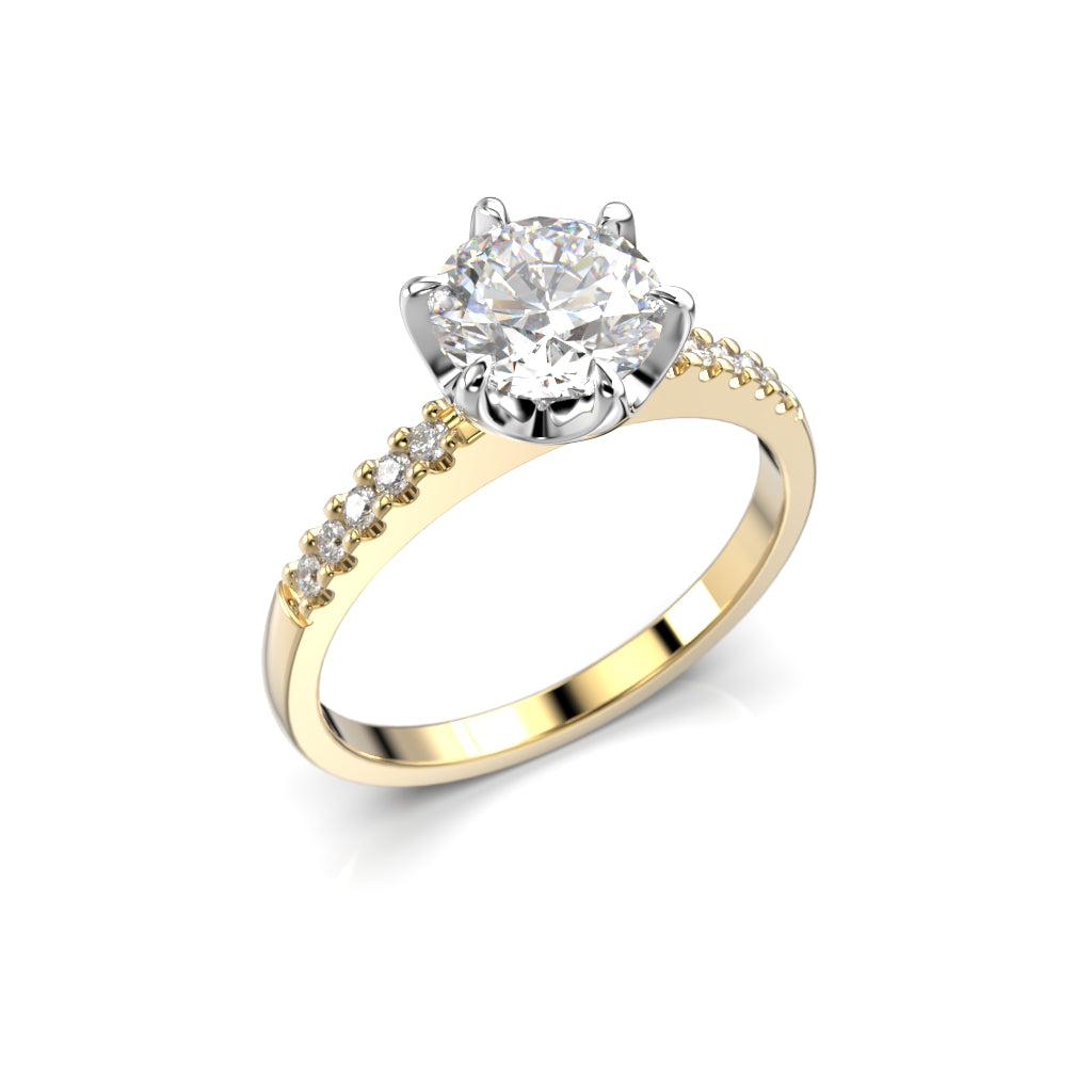 NEW Diamond Ring Julianna Crown 1.10 ct