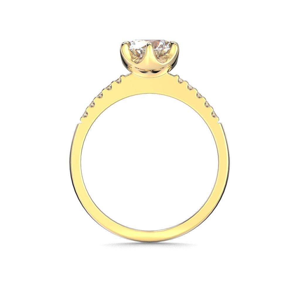 NEW Diamond Ring Julianna Crown 1.10 ct