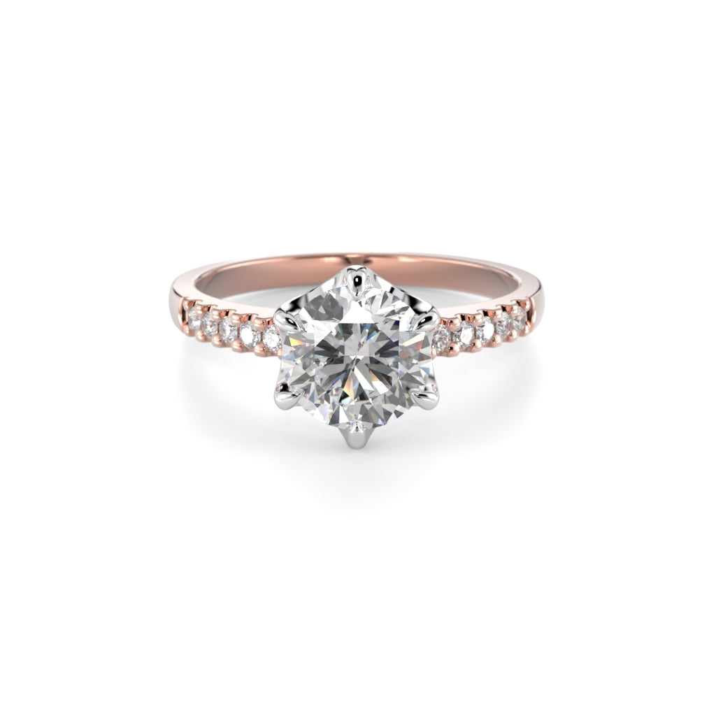 NEW Diamond Ring Julianna Crown 1.10 ct