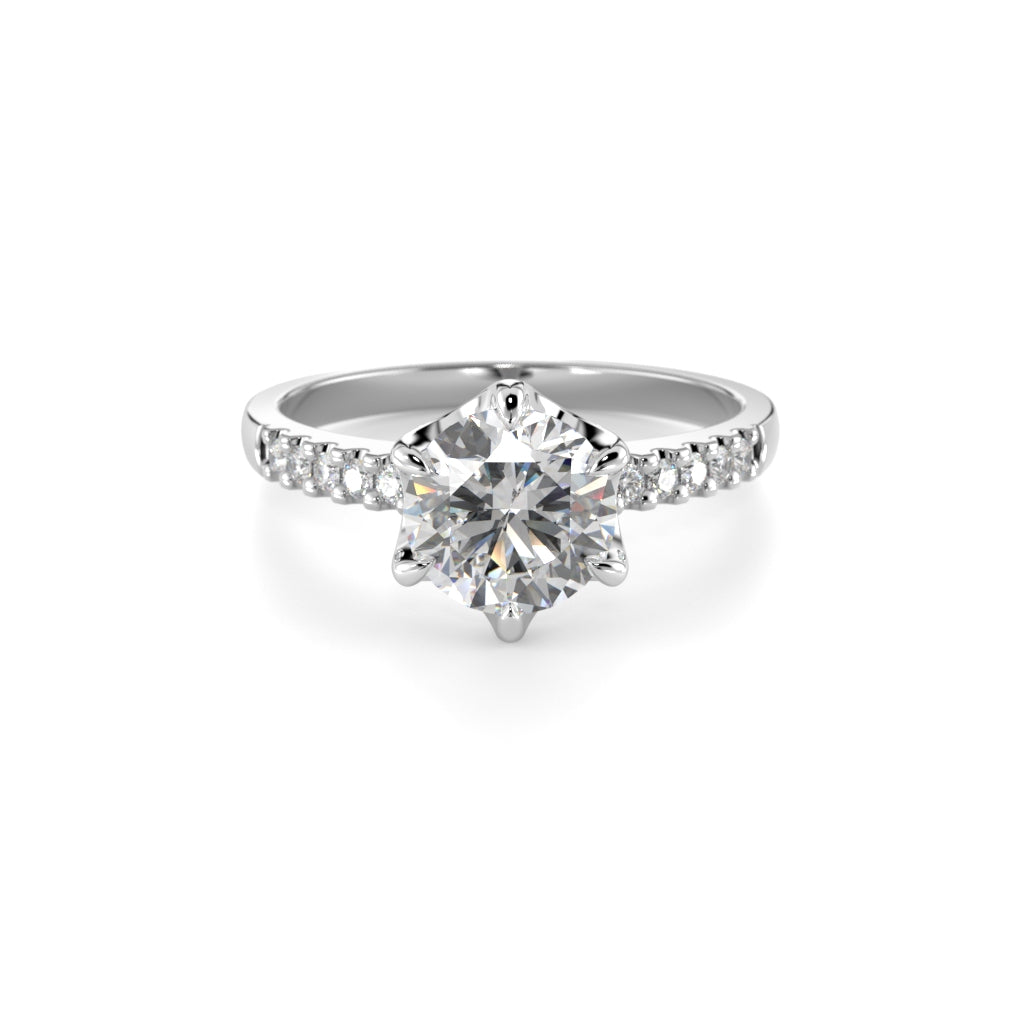 NYHET Diamantring Julianna Krona 1.10 ct