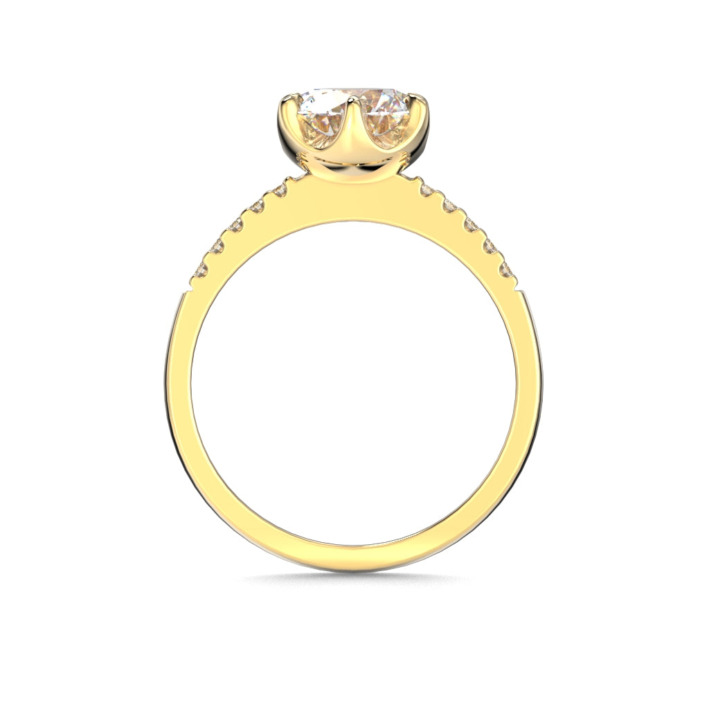 NEW Diamond Ring Julianna Crown 1.60 ct