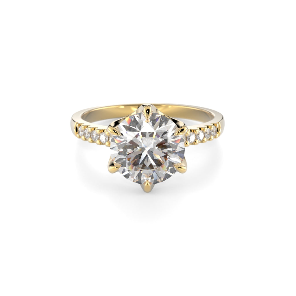 NYHET Diamantring Julianna Krona 2.10 ct