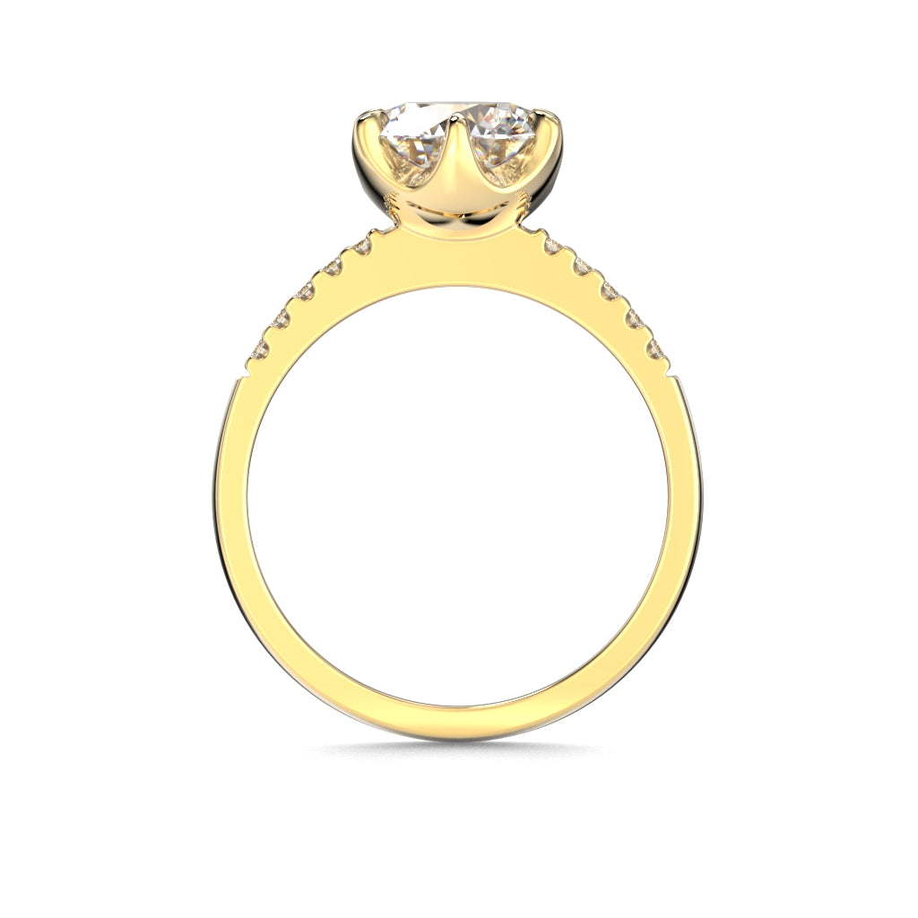 NEW Diamond Ring Julianna Crown 2.10 ct