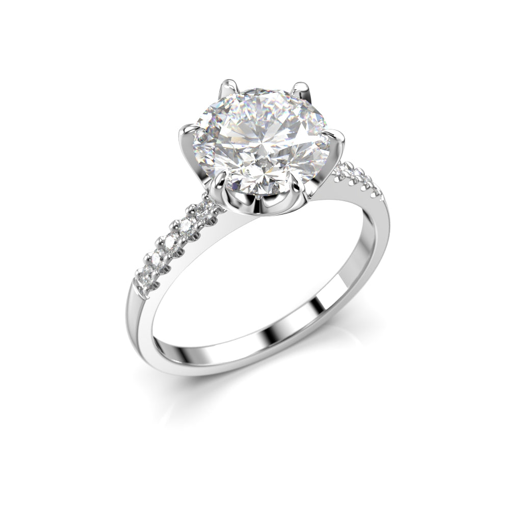 NYHET Diamantring Julianna Krona 2.10 ct