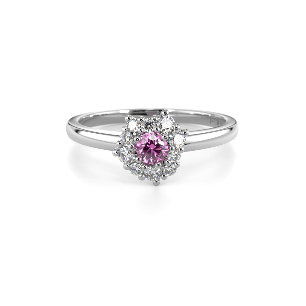 UUTUUS Nadja Halo Pink 0,28ct