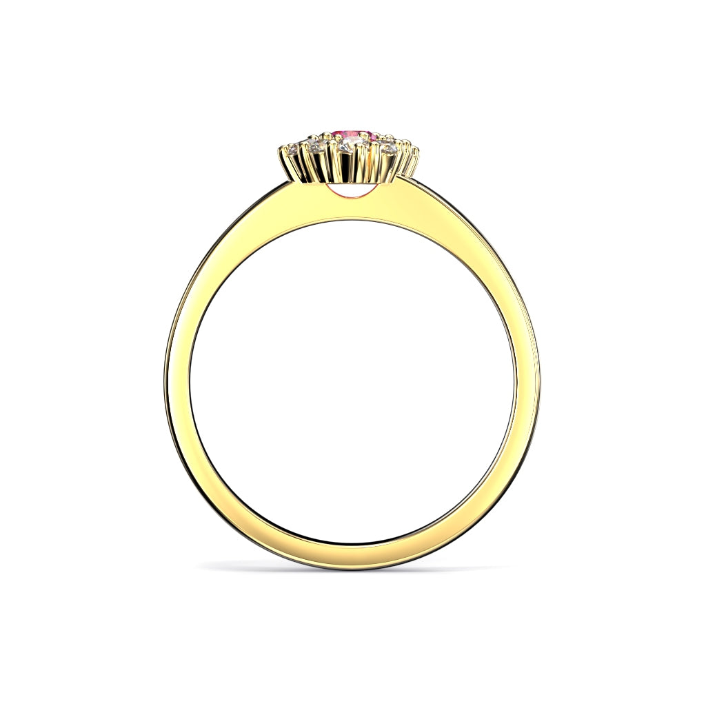 Nadja Halo Pink 0,28ct