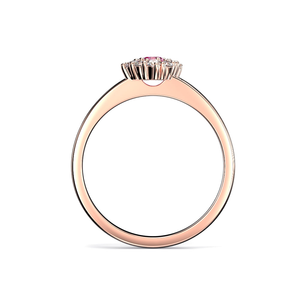 UUTUUS Nadja Halo Pink 0,28ct