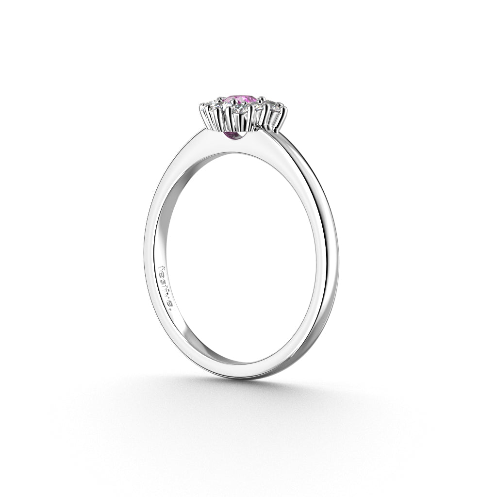 Nadja Halo Pink 0,28ct
