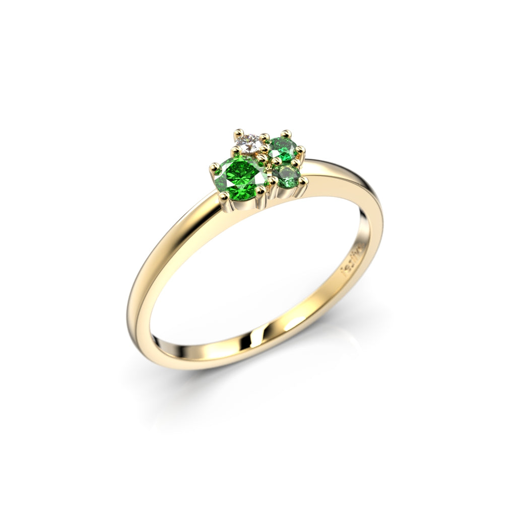 NEW Nadja Bloom Grön 0,17ct