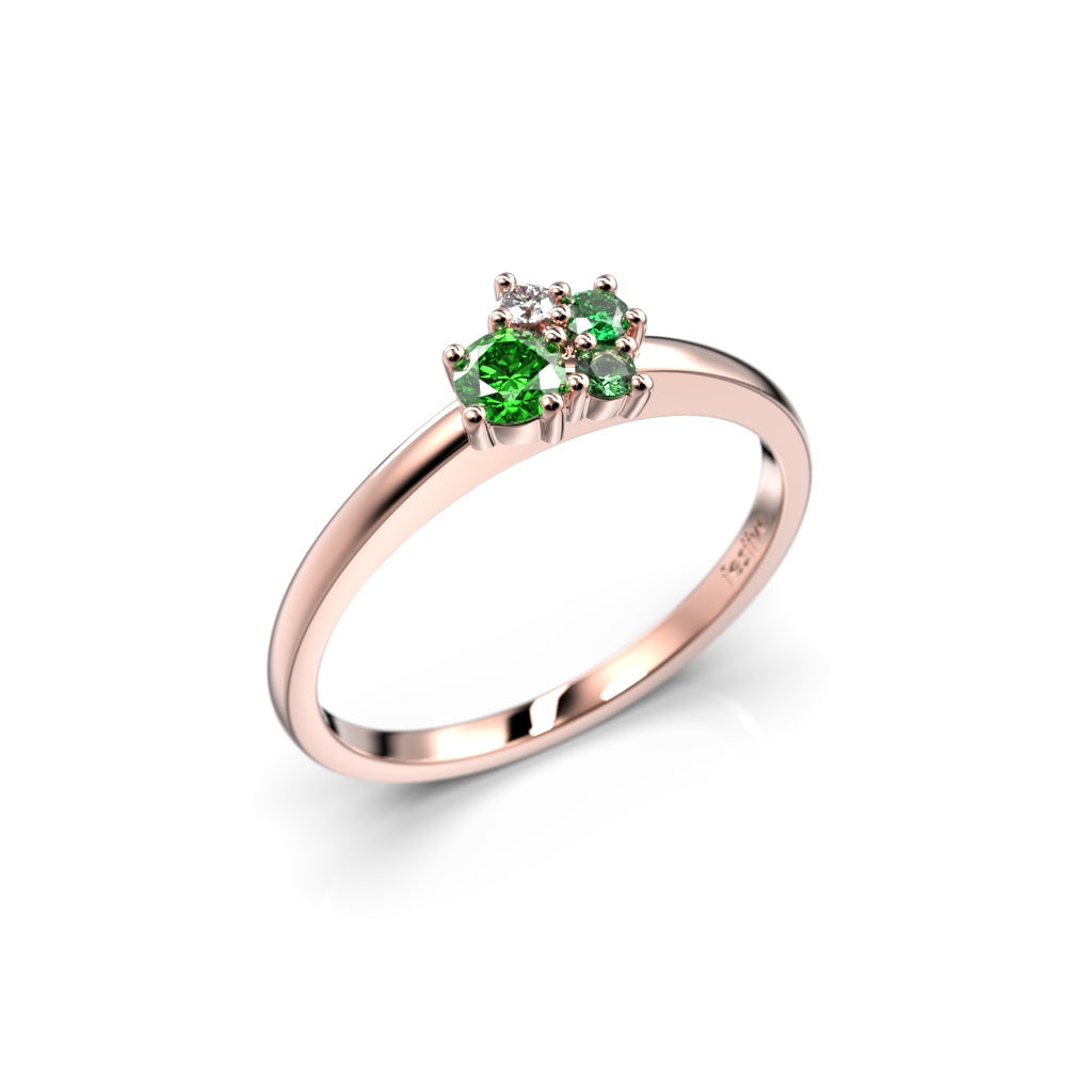 NEW Nadja Bloom Grön 0,17ct