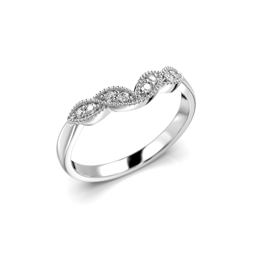 Diamantring Veera Side 0,08ct
