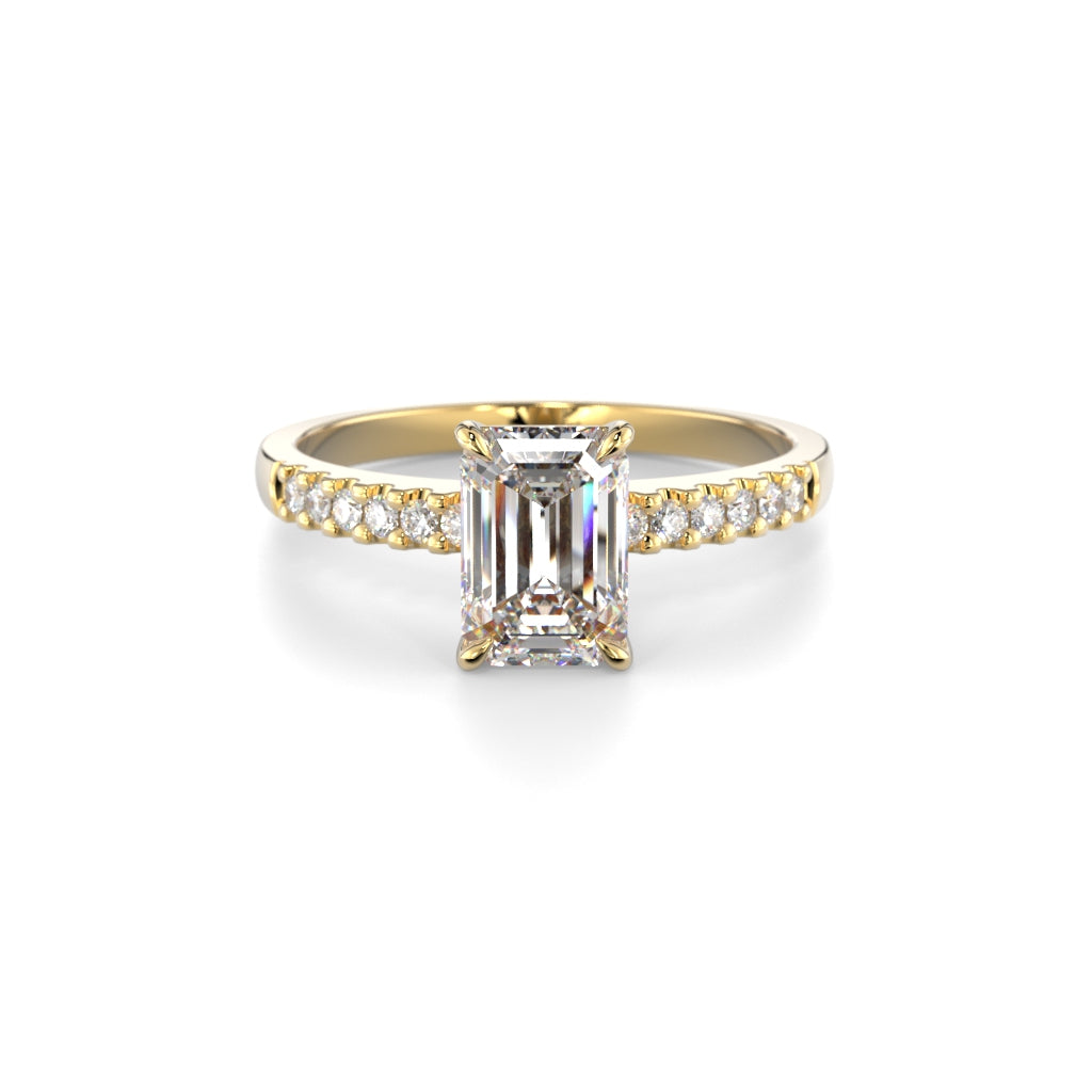 Diamond ring Serena Side 1,12 ct