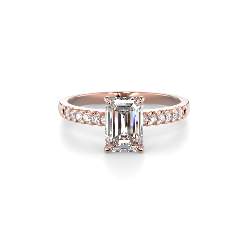 Diamond ring Serena Side 1,12 ct