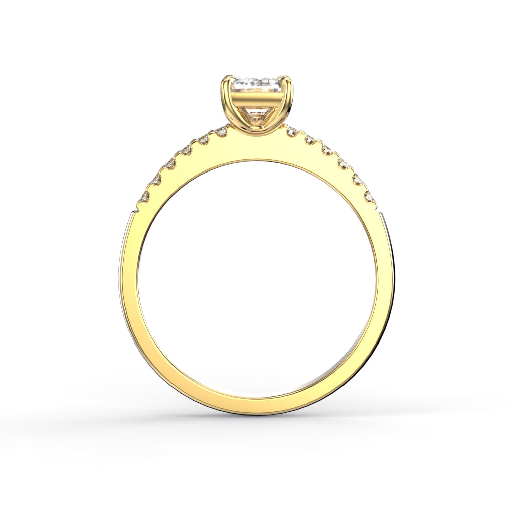 Diamond ring Serena Side 1,12 ct
