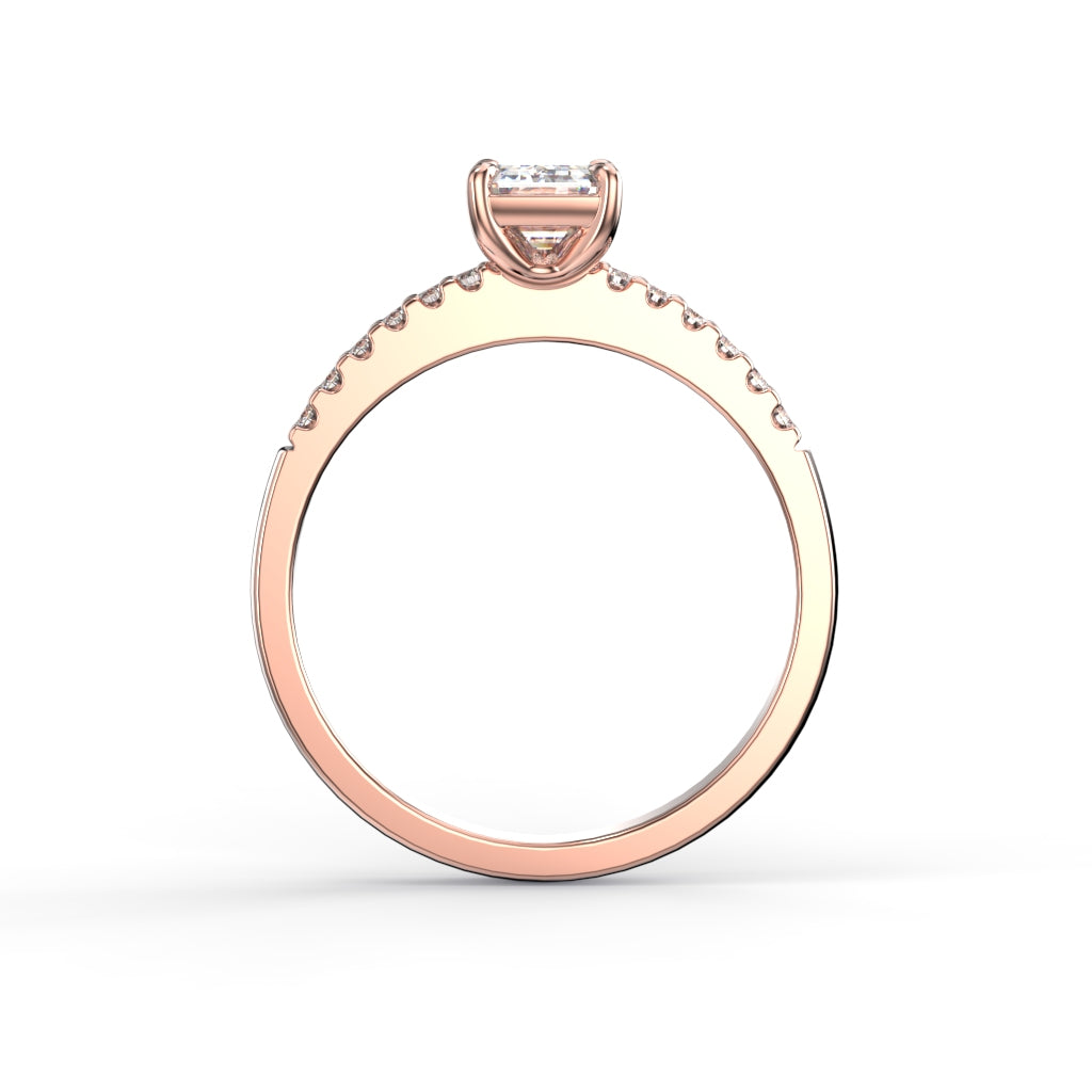 Diamond ring Serena Side 1,12 ct