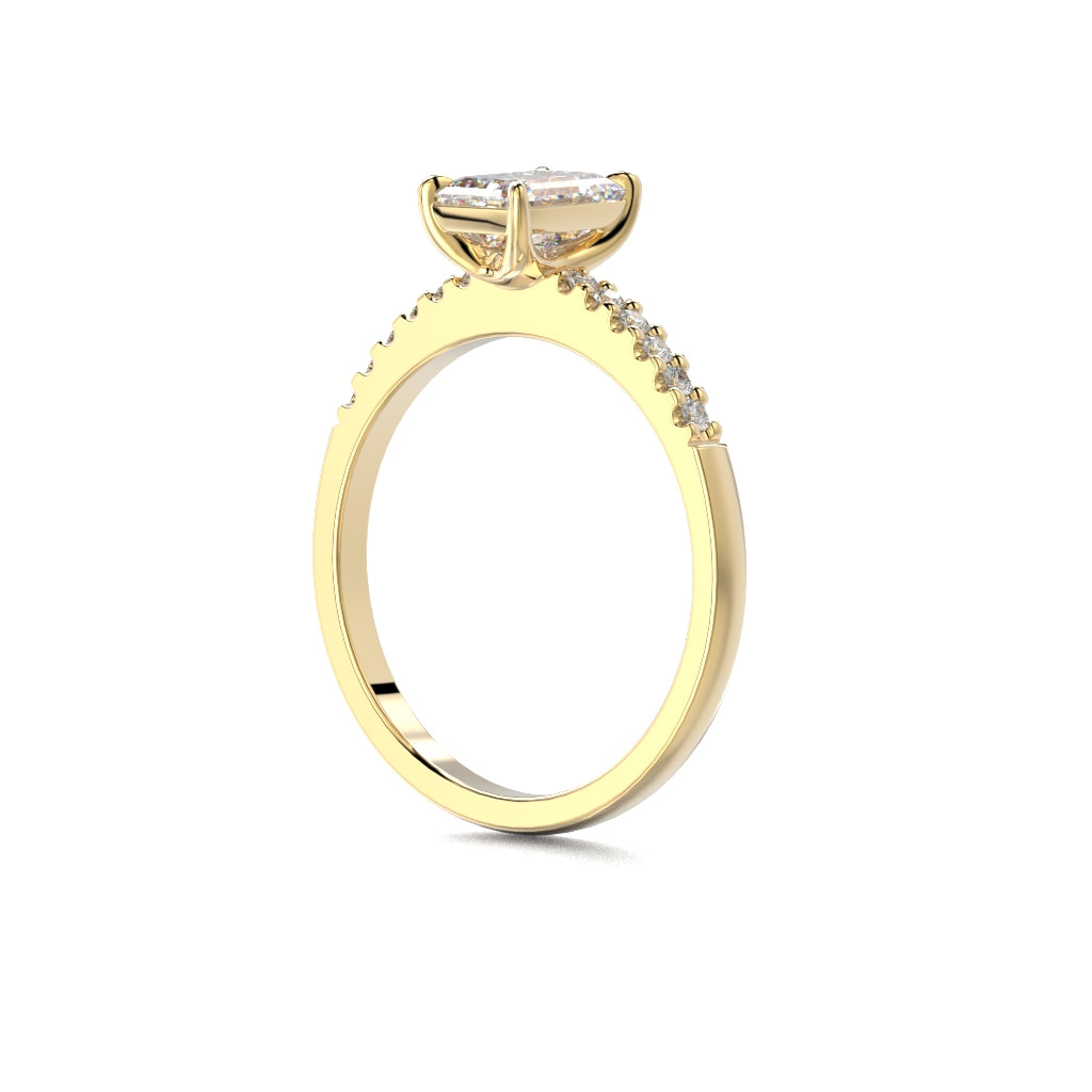 Diamond ring Serena Side 1,12 ct