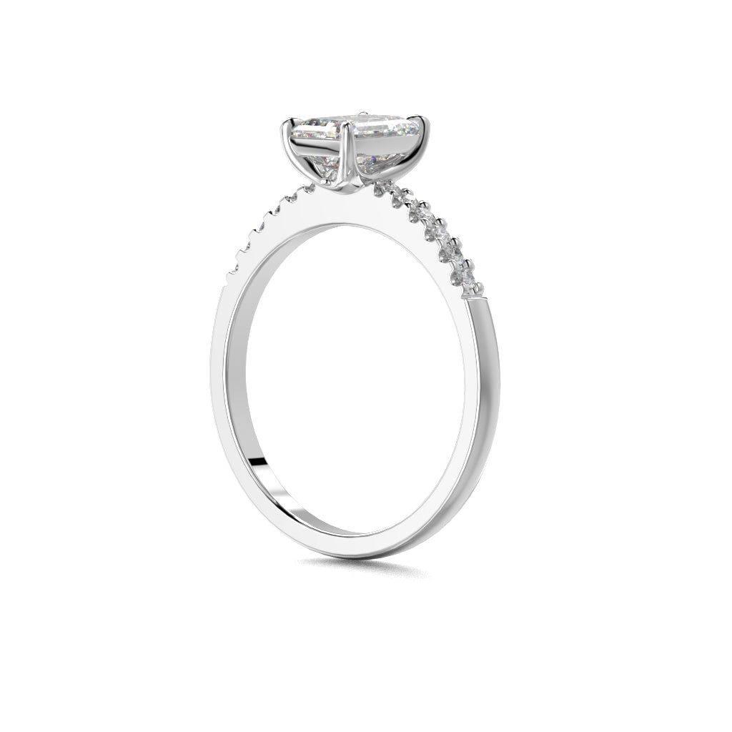 Diamond ring Serena Side 1,12 ct