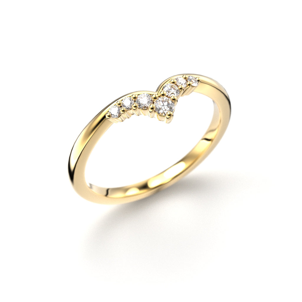 Timanttisormus Lilja Side 0,11 ct