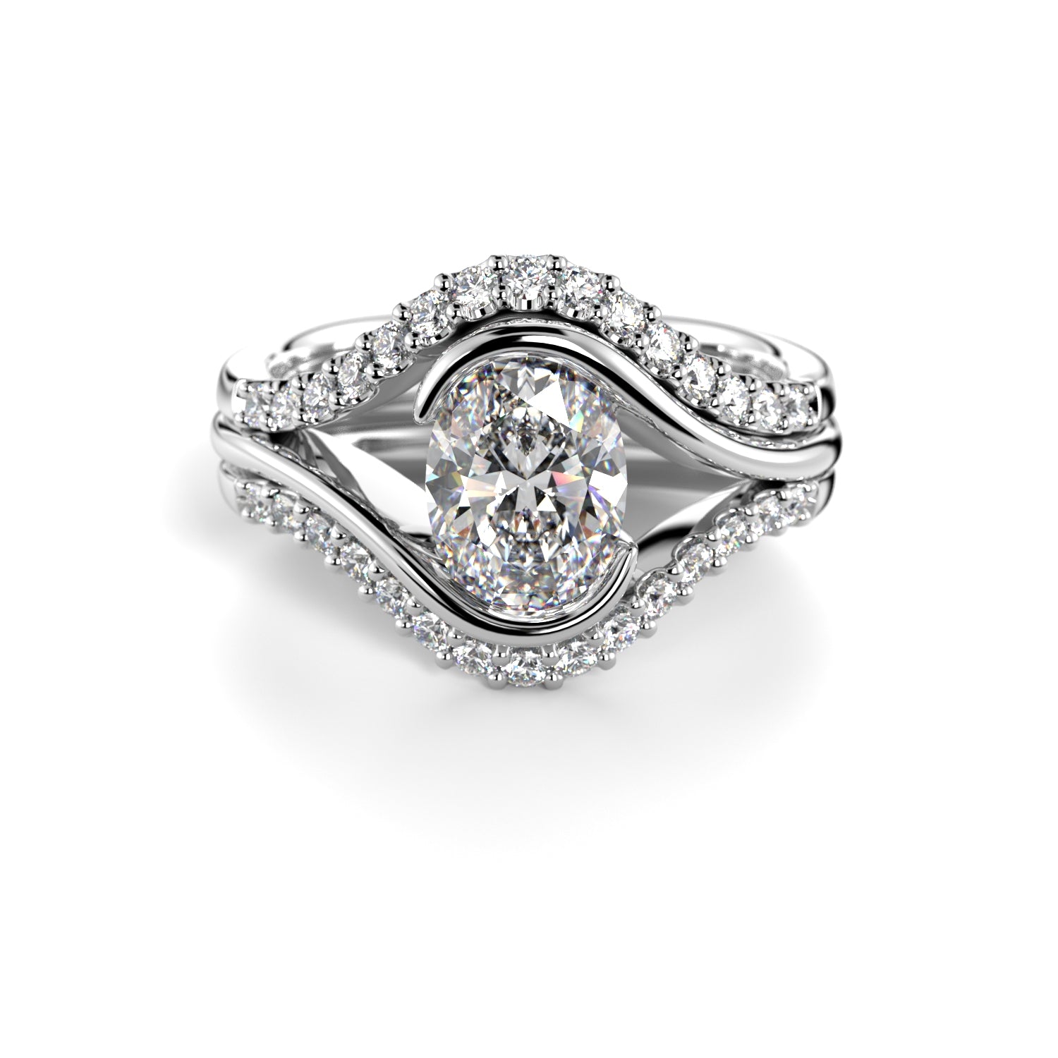 Diamond Ring Selena 1.00 ct