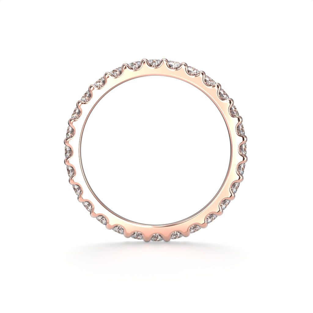 Timanttirivisormus Juliette allianssi 0,84 ct