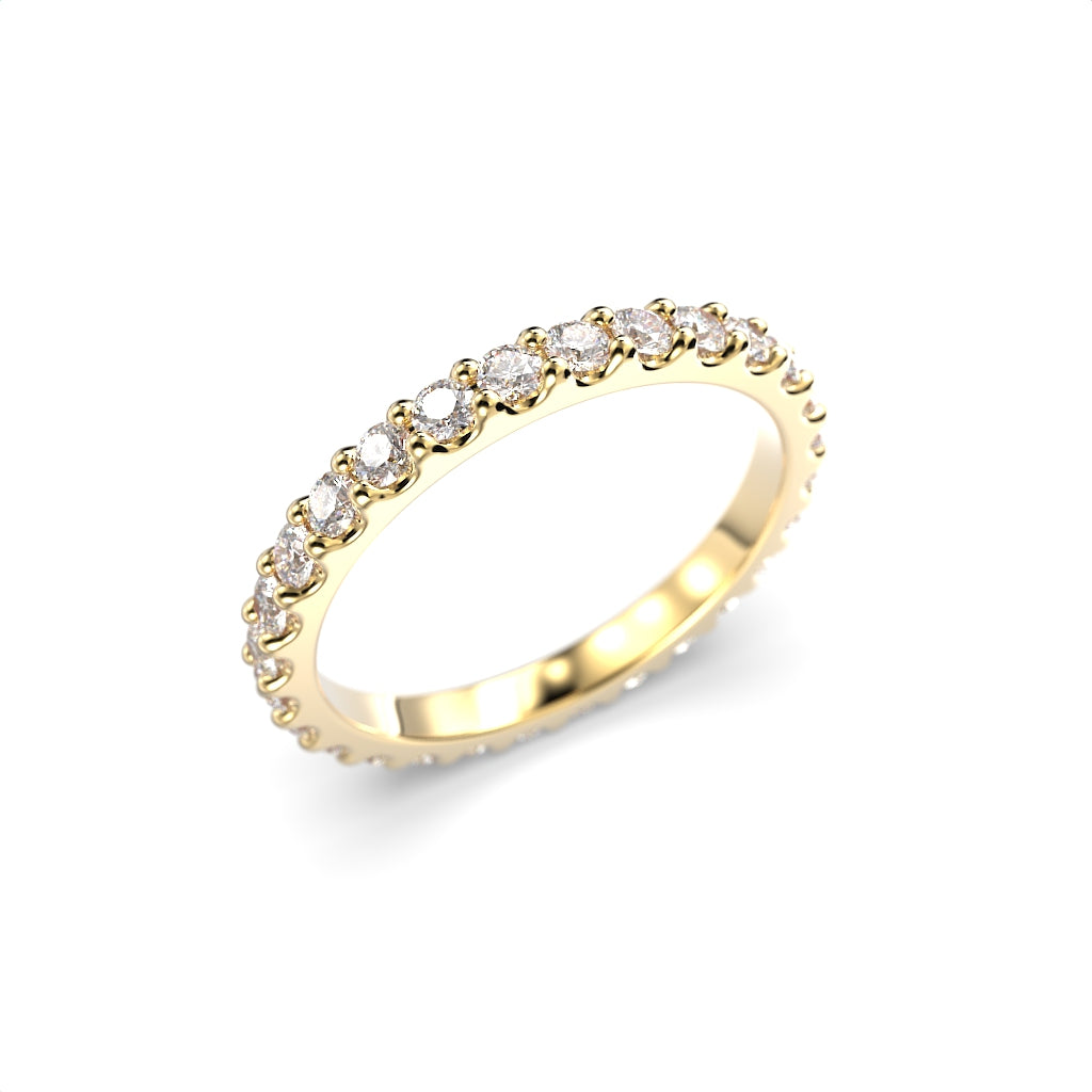 Timanttirivisormus Juliette allianssi 0,84 ct