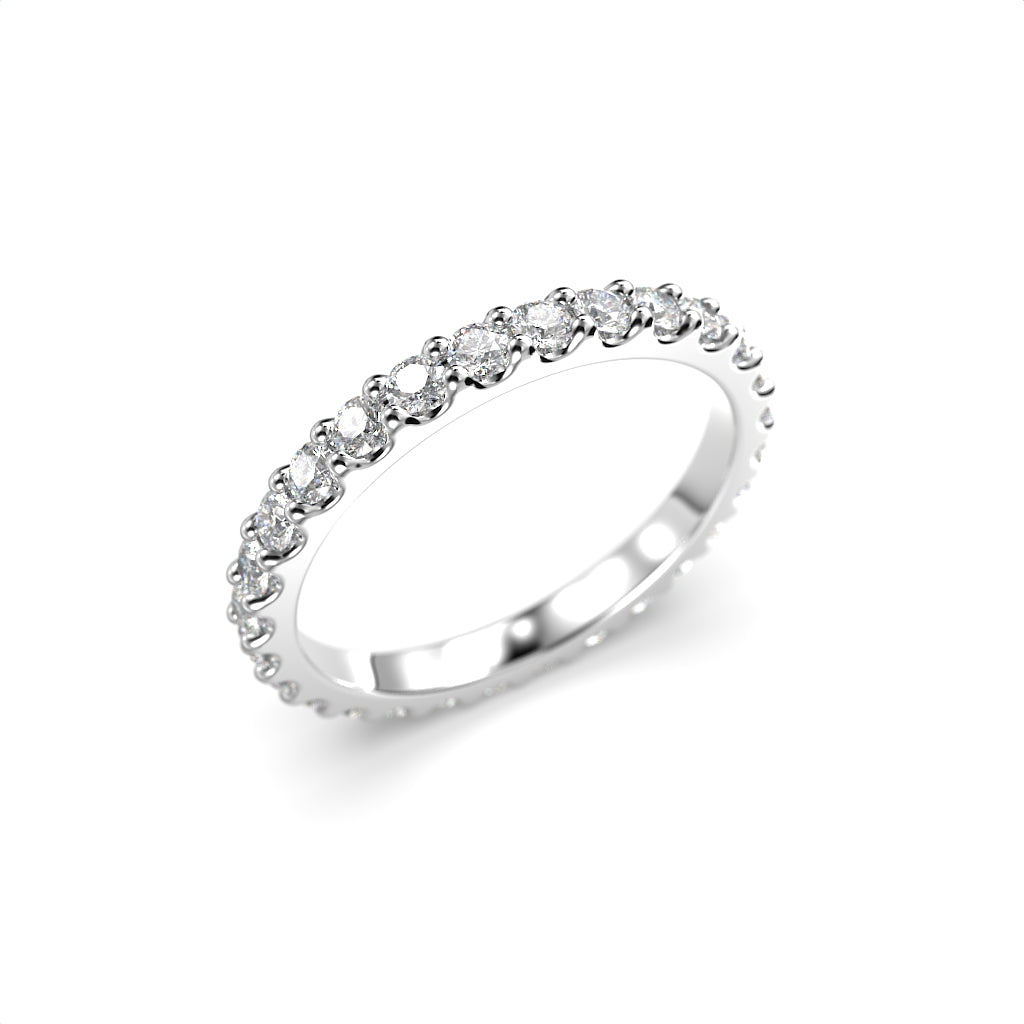 Timanttirivisormus Juliette allianssi 0,84 ct